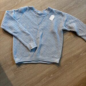 Cat&Jack Light Blue little girls sweater, size M